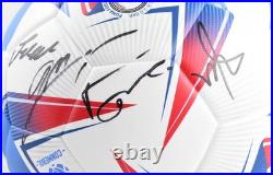 Marquinhos/Pepe/Paqueta/Martinelli/Ederson/Magalhaes Autographed Soccer Ball JSA