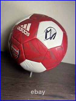 Martin Odengaard Signed Autographed Arsenal FC Soccer Ball Football Norway