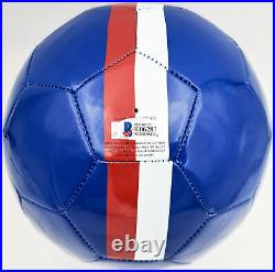 Mason Mount Autographed Blue Nike Soccer Ball Chelsea F. C. Beckett Bas 196467