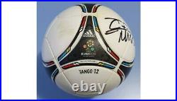 Match Used Portugal Germany UEFA Euro 2012 Soccer Ball! Cristiano Ronaldo Signed