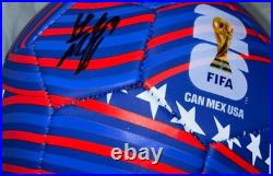 Matt Freese Signed 2026 World Cup Soccer Ball USMNT USA With Proof