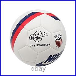 Megan Rapinoe Autographed & Inscr. 2012 Olympic Gold Nike USA Soccer Ball