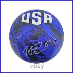 Megan Rapinoe Autographed Nike USA Pitch Navy Ball (Steiner CX)