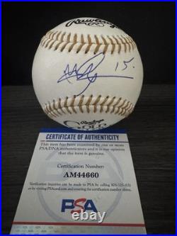Megan Rapinoe Autographed ROMLB Gold Glove Baseball USWNT World Cup OL Reign PSA