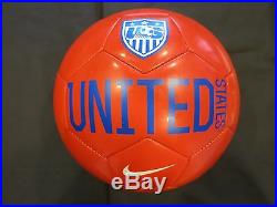 Megan Rapinoe Signed Soccer Ball Coa + Exact Proof! Team U. S. A. Soccer
