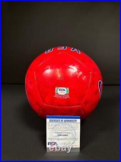 Megan Rapinoe Signed Team USA Soccer Ball Size 3 PSA AH55605