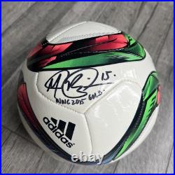 Megan Rapinoe Signed USA Soccer 2015 Women's World Cup Gold