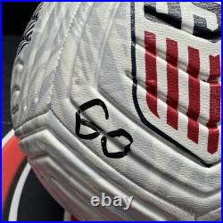 Megan Rapinoe Team USA Soccer Signed Soccer Ball Steiner CX Autographed
