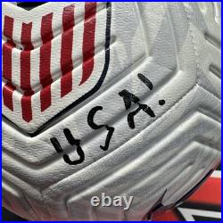 Megan Rapinoe Team USA Soccer Signed Soccer Ball Steiner CX Autographed