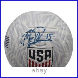 Megan Rapinoe USWNT Autographed Team USA Nike Strike Soccer Ball (CX Auth)