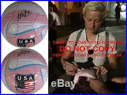 Megan Rapinoe, Usa, Seattle Reign, Signed, Autographed, USA Pink Soccer Ball, Proof