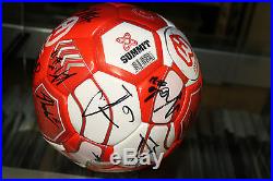 Melbourne Heart Inaugural Team Signed Soccer Ball Unframed + Photo Proof & C. O. A