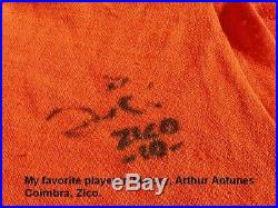 Mexico 1986 Autographed Ball-catcher Jersey Short Shirt Pele Zico Menotti Careca