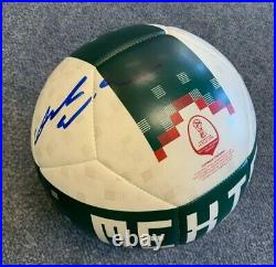Mexico World Cup Carlos Vela Autographed Signed Size 5 Soccer Ball COA