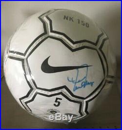 Mia Hamm Autographed Nike Soccer Ball Steiner COA