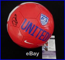 Mia Hamm Autographed Soccer Ball (team Usa) Jsa Coa