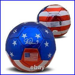 Mia Hamm Autographed USA Women's National Team USWNT Soccer Ball JSA COA Smudge