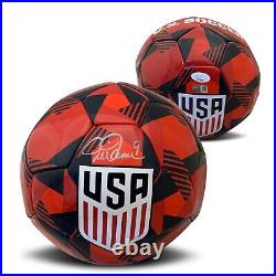 Mia Hamm Autographed USA Women's National Team USWNT Soccer Ball JSA COA Smudged