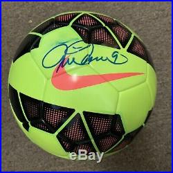 Mia Hamm Hand Signed Soccer Ball Autograph Authentic USA Womens Soccer Gold Coa