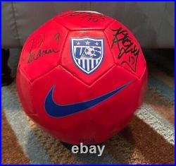 Mia Hamm, Kristine Lilly, T. Venturini USA Women's Soccer Autographed Ball