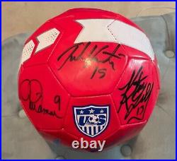 Mia Hamm, Kristine Lilly, T. Venturini USA Women's Soccer Autographed Ball