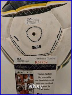 Mia Hamm Signed Adidas Jabulani Soccer Ball FIFA 2010 JSA COA