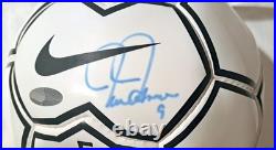 Mia Hamm Signed Certified Soccer Ball with Display Case