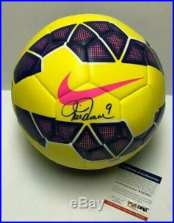 Mia Hamm Signed Nike Soccer Ball 2x Gold Medalist Team USA PSA 8A23521