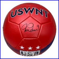 Mia Hamm Signed Red USA Womens Soccer Ball BAS ITP