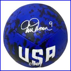 Mia Hamm Signed USA Blue Nike Soccer Ball BAS ITP Mia Hamm Signed USA Blue Nike Soccer Ball BAS ITP
