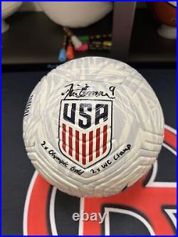 Mia Hamm Team USA Soccer Signed USA Soccer Ball Autographed Steiner CX
