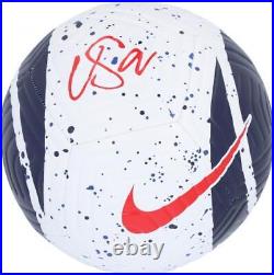 Mia Hamm USWNT Autographed Paint Splatter Nike Soccer Ball with 2x