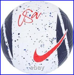 Mia Hamm USWNT Signed Paint Splatter Nike Soccer Ball withGot Milk Insc LE of 9