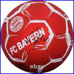 Michael Ballack FC Bayern Munich Autographed Red Bayern Soccer Ball