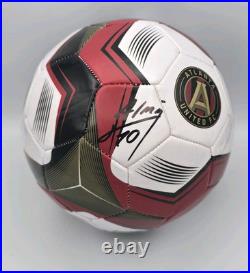 Miguel Almiron Signed Ball Atlanta United Star Soccer Player Ug Coa