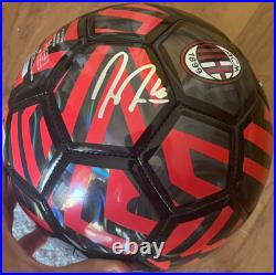 Mike Maignan Signed AC Milan Soccer Ball With Proof