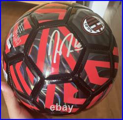 Mike Maignan Signed AC Milan Soccer Ball With Proof