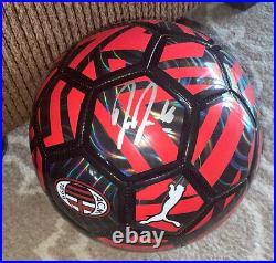 Mike Maignan Signed AC Milan Soccer Ball With Proof