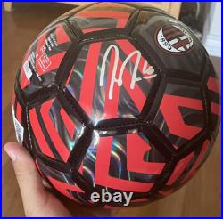 Mike Maignan Signed AC Milan Soccer Ball With Proof