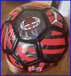 Mike Maignan Signed AC Milan Soccer Ball With Proof