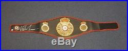 Mike Tyson Signed Full Size WBA Championship Boxing Belt AUTO PSA/DNA COA HOF