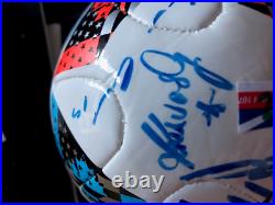 Mini Real Madrid Soccer Football Signed Autographs Marcelo Nacho Benzema Isco