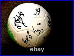 Minnesota United FC MLS Team Autographed Soccer Ball 2018 COA