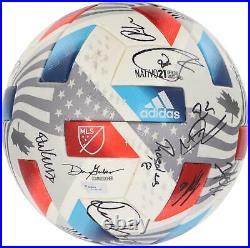 Minnesota United FC Signed MU Soccer Ball from 2021 MLS Season with 29 Signatures
