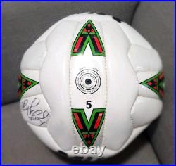 Mitre Dallas Burn Ultima Official Size & Weight Soccer Ball Signed Jorge Flores