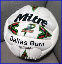 Mitre Dallas Burn Ultima Official Size & Weight Soccer Ball Signed Jorge Flores