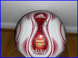 Mohamed Elneny Signed Arsenal Fc Logo Full Size Soccer Ball Proof Coa