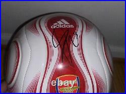 Mohamed Elneny Signed Arsenal Fc Logo Full Size Soccer Ball Proof Coa