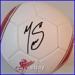 Mohamed Salah Signed Autographed Liverpool Soccer Ball with COA