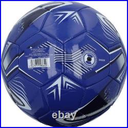 Moises Caicedo Chelsea FC Autographed Chelsea Blue & White Logo Soccer Ball